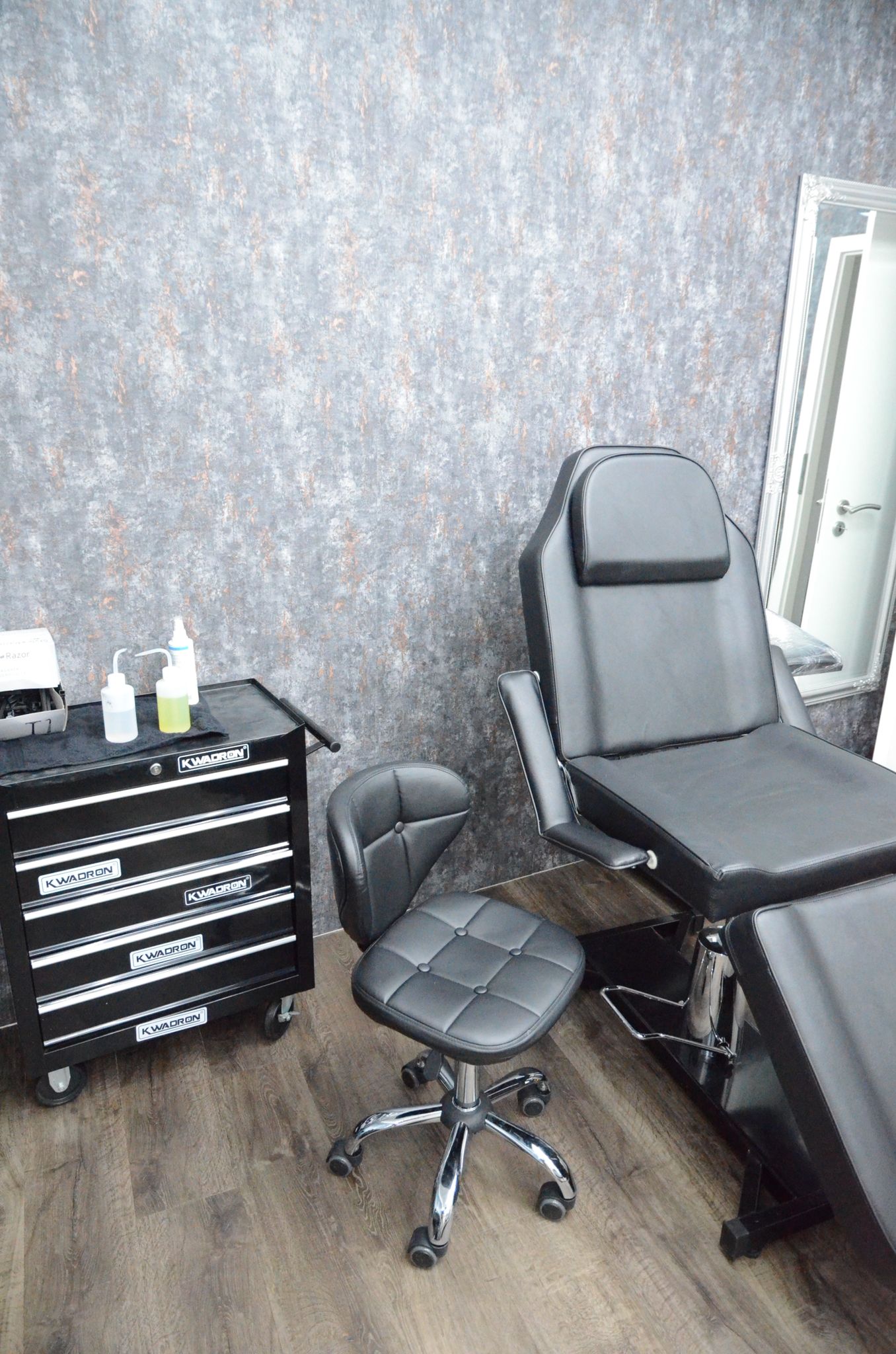 Tattoo Arbeitsplatz Detailaufnahme